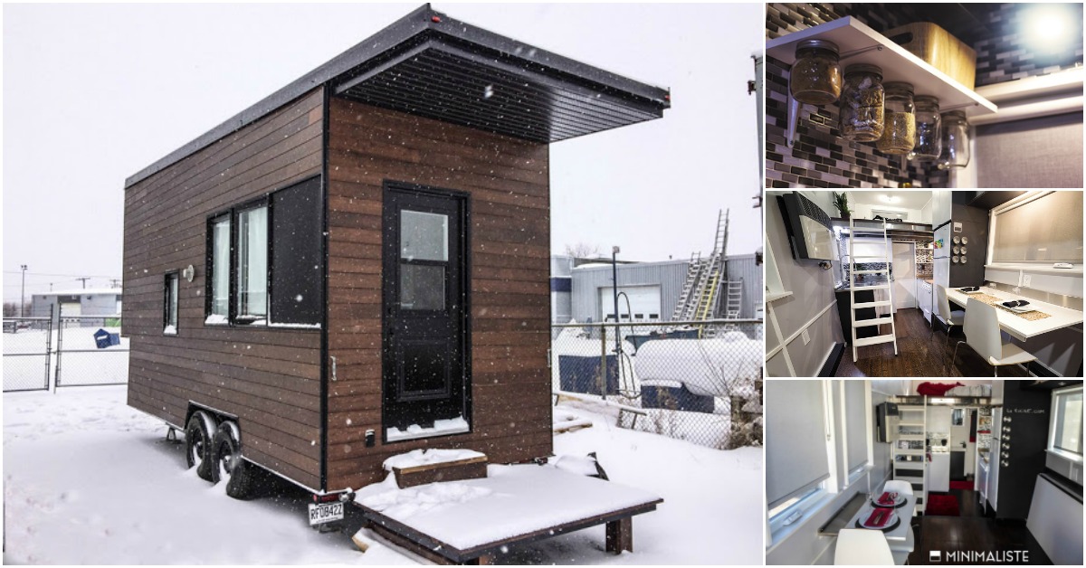 The Sequoia is a 220 SF Modern Tiny House by Quebec Company