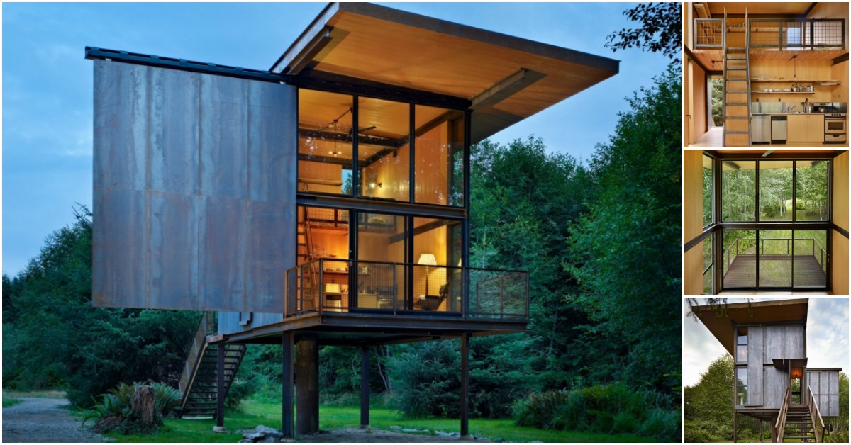The Sol Duc Cabin Is 350 Square Feet Of Sheer Modern Genius - Tiny Houses
