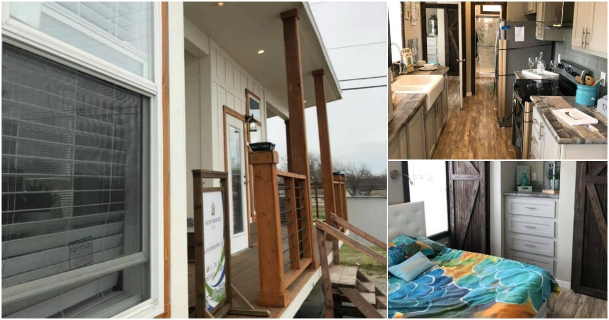 This Tiny House for Sale in TX Includes the Amazing Deck and All