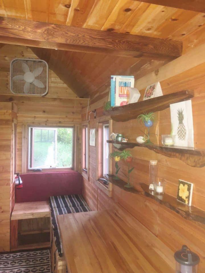 This 112 Sq Ft Tiny Cedar Cabin Makes Island Life a Dream - Tiny Houses