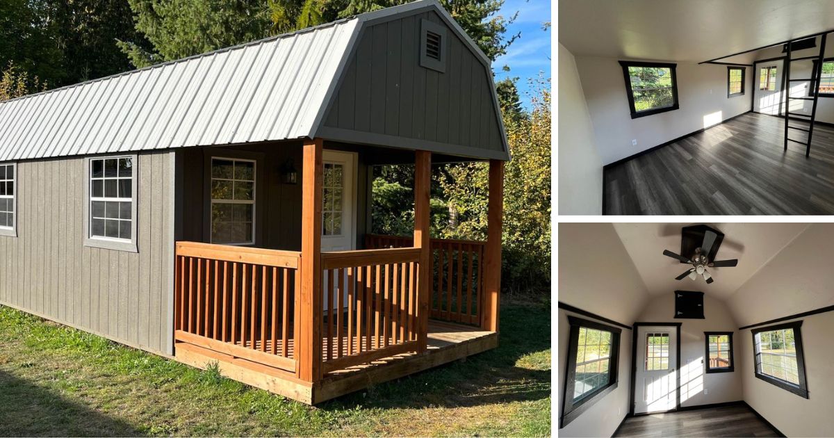 24' Cabin Tiny House Is a DIY Dream Come True! - Tiny Houses
