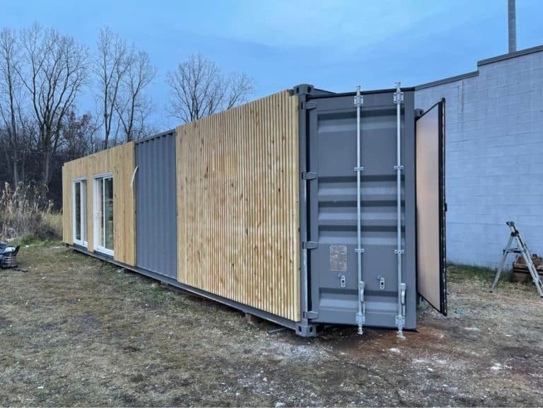 Shipping Container House Is 40 Feet Of Modern Tiny Living - Tiny Houses