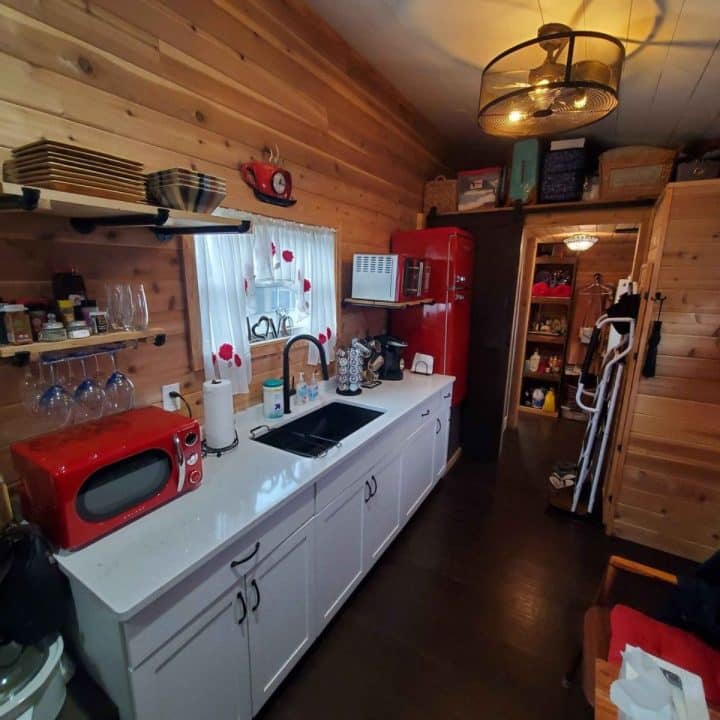 Custom Tiny Home Includes 2 Lofts & All Appliances - Tiny Houses