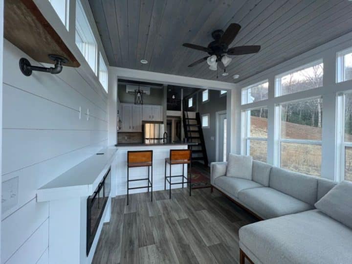 40 Park Model Tiny Home Goes Balls To The Walls With Features And Furnishings  14 720x540 