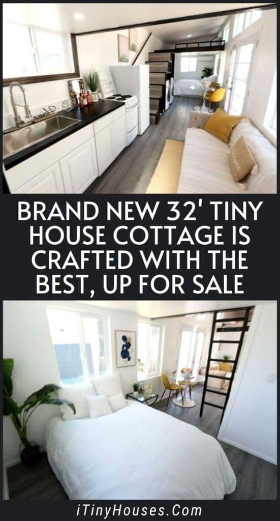 Brand New 32' Tiny House Cottage is Crafted With the Best, Up For Sale PIN (3)