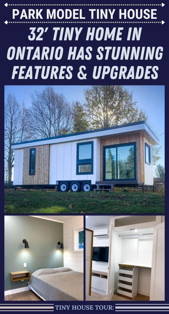 32 Tiny Home In Ontario Has Stunning Features Upgrades PIN 1 