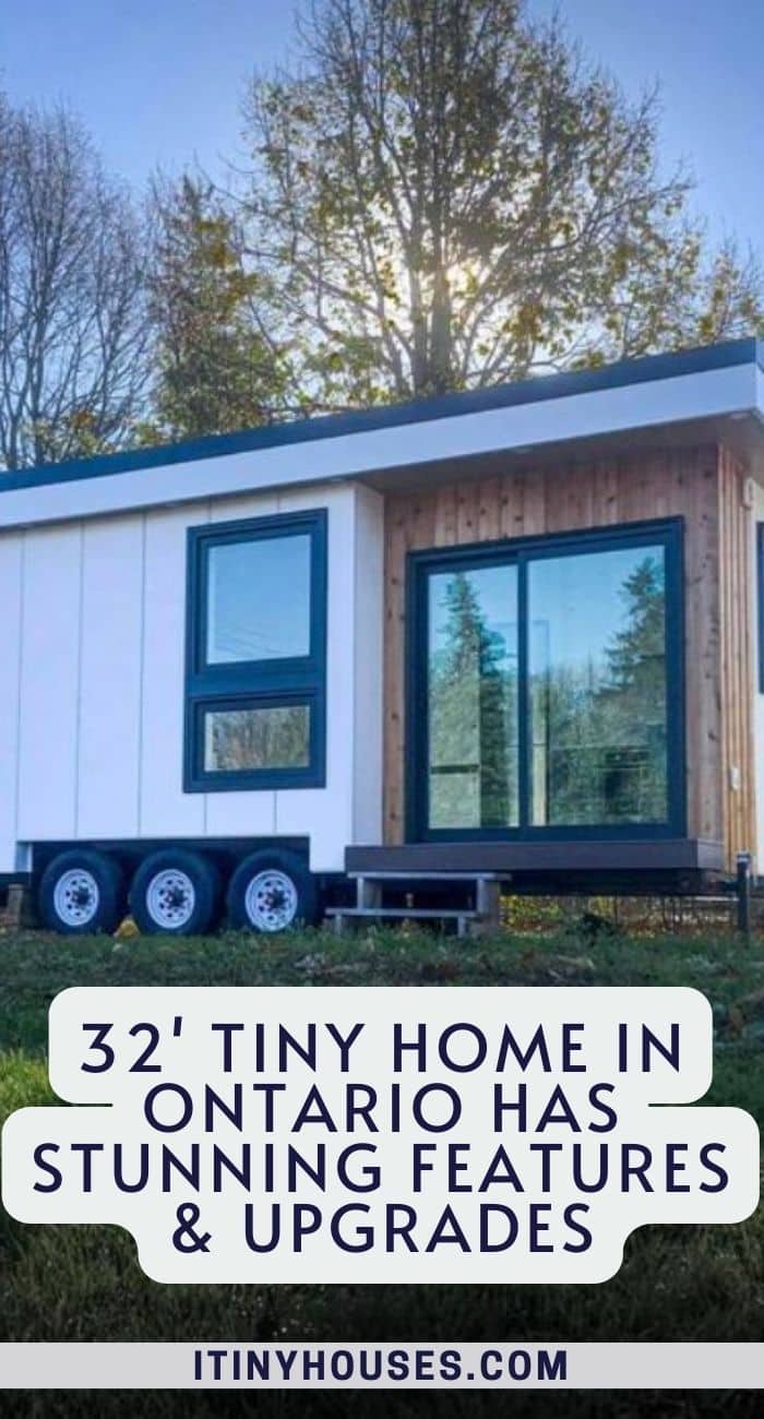 32 Tiny Home In Ontario Has Stunning Features Upgrades PIN 3 